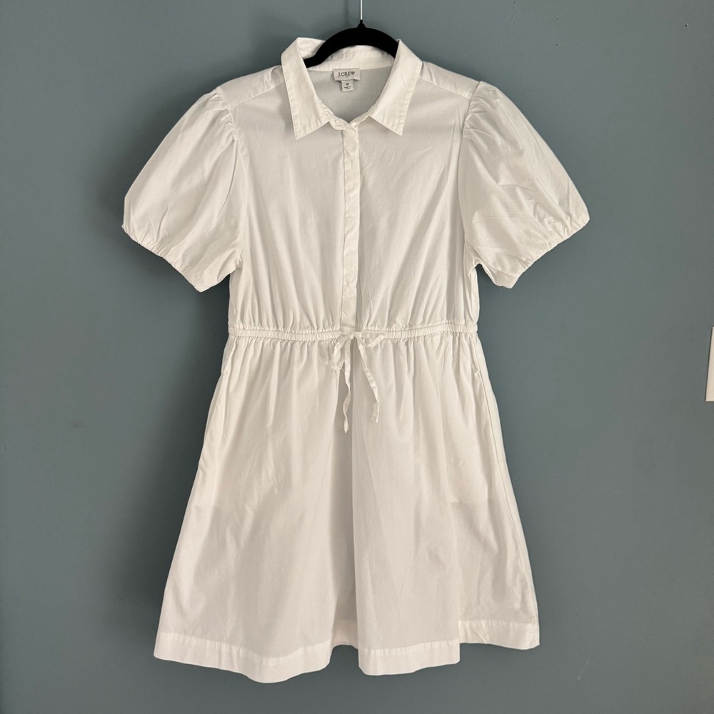 J. Crew Classic White Collared Shirt